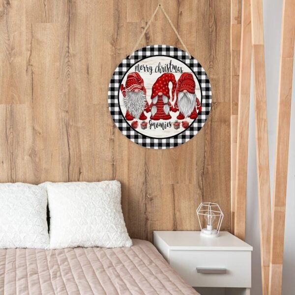 Gnomies – Acrylic Christmas Ornament 8×8 Circle Ornaments Acrylic Holiday Keepsake 5