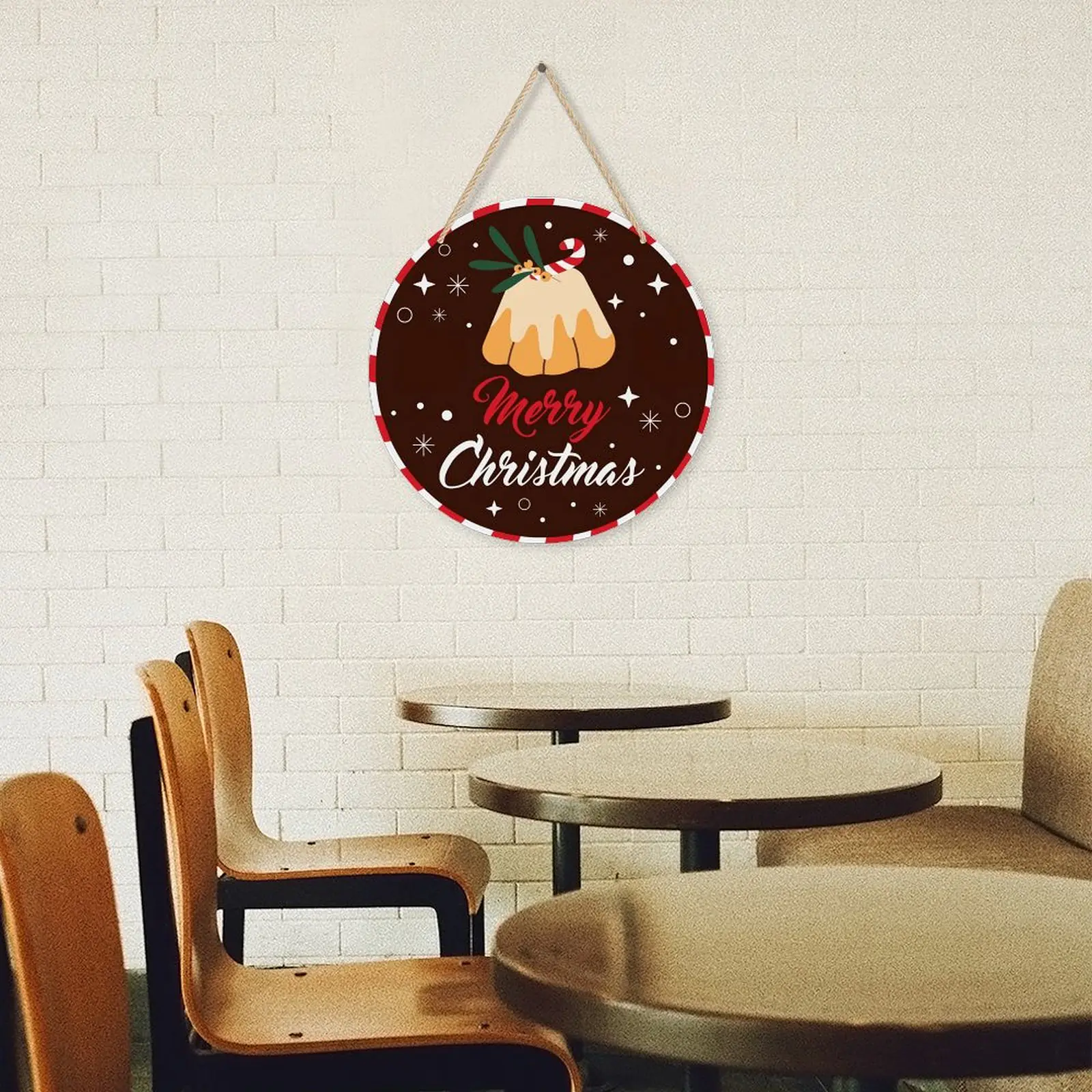 Fruit Cake – Acrylic Christmas Ornament 8×8 Circle Ornaments Acrylic Holiday Keepsake 2