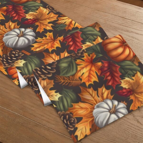 Pinecones | Thanksgiving Table Runner 72×13 – 100% Polyester, Rustic Fall Harvest Dining Decor, Machine Washable Holiday Table Decoration Gifts/Party/Celebration 72x13 table runner 8