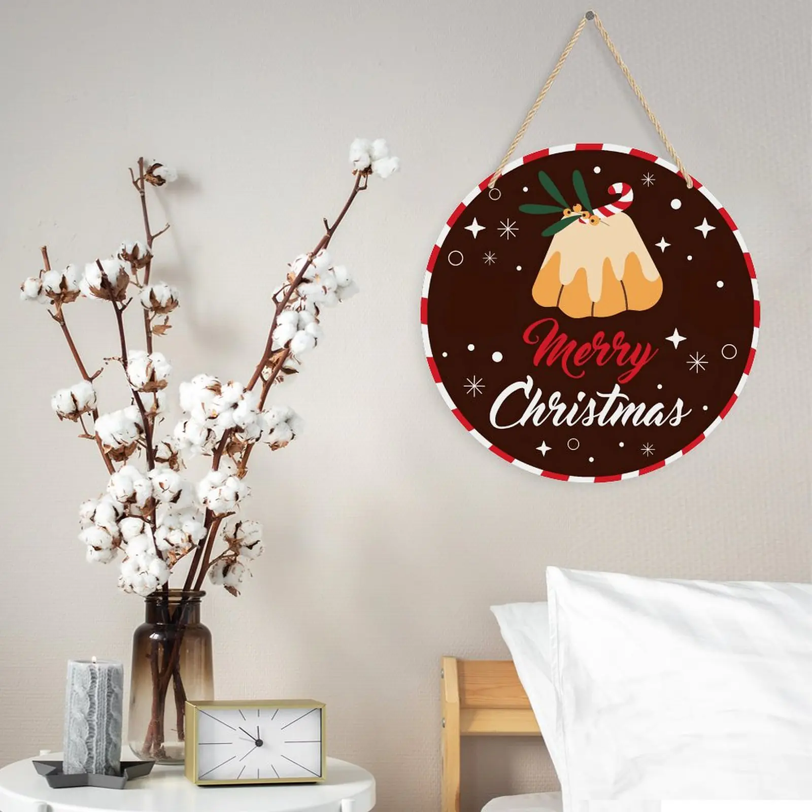 Fruit Cake – Acrylic Christmas Ornament 8×8 Circle Ornaments Acrylic Holiday Keepsake 4
