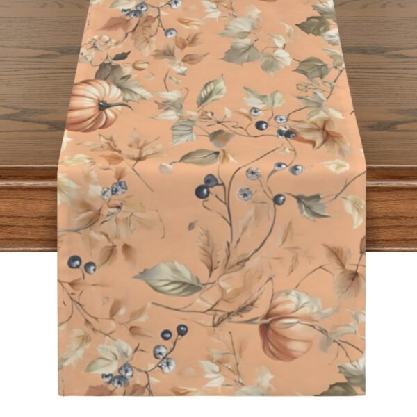 Blueberry | Thanksgiving Table Runner 48×13 – 100% Polyester, Rustic Fall Harvest Dining Decor, Machine Washable Holiday Table Decoration Gifts/Party/Celebration 48x13 table runner 2