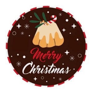 Fruit Cake – Acrylic Christmas Ornament 8×8 Circle Ornaments Acrylic Holiday Keepsake