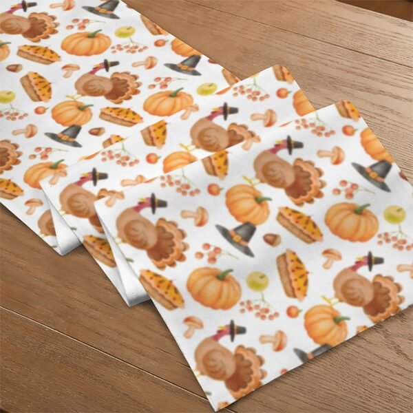 Cherry Pie | Thanksgiving Table Runner 72×13 – 100% Polyester, Rustic Fall Harvest Dining Decor, Machine Washable Holiday Table Decoration Gifts/Party/Celebration 72x13 table runner 4