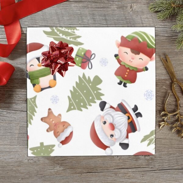 Christmas Wrapping Paper | Premium Holiday Gift Wrap | Team Santa 58″ x 23″ (1–5 Rolls) Wrapping Paper Christmas Gift Wrap