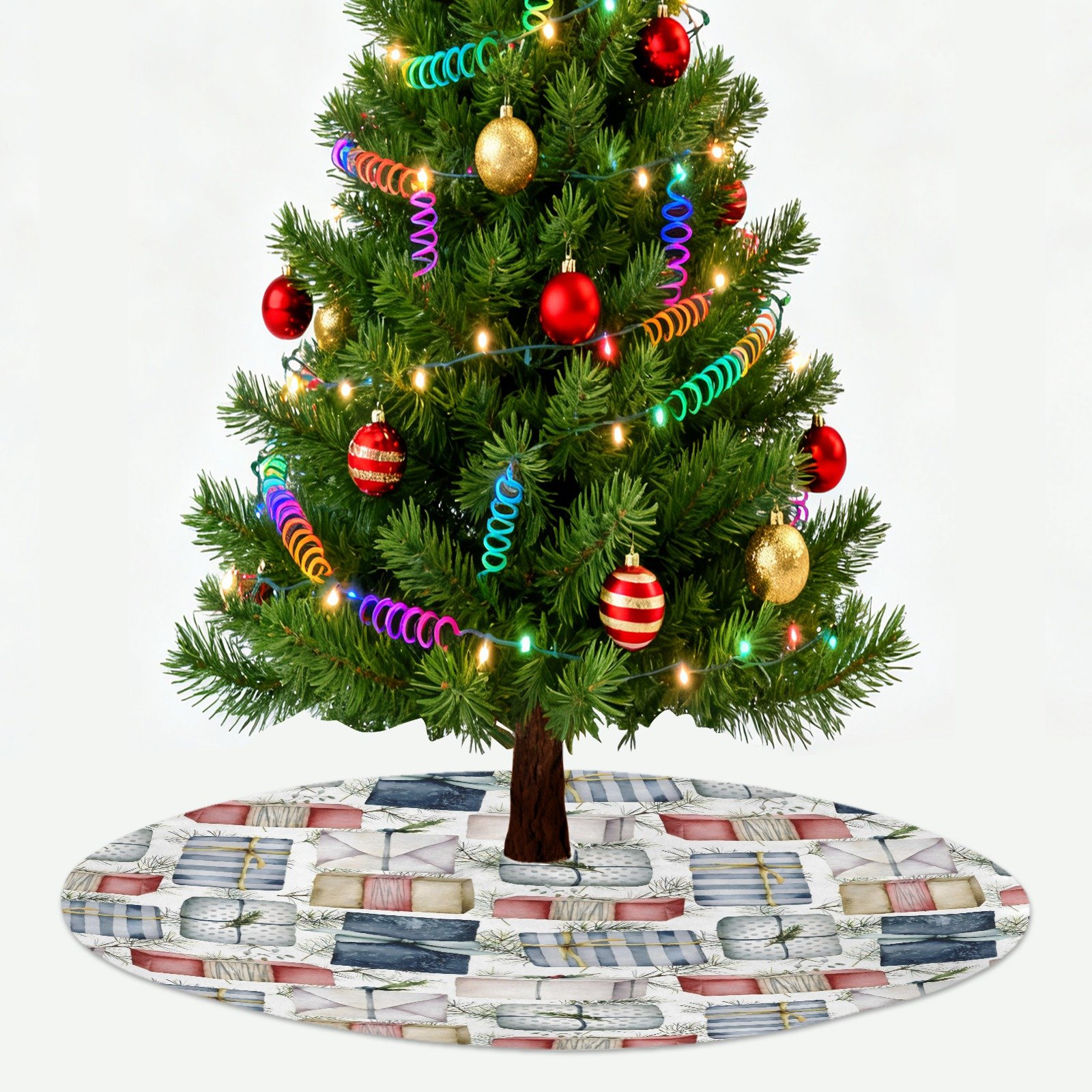 Holiday Christmas Tree Skirt | Gifts | Traditional Rustic Round 48×48 Inch Home Decor Christmas Tree Skirts christmas tree decor 3 Holiday Christmas Tree Skirt | Gifts | Traditional Rustic Round 48×48 Inch Home Decor Christmas Tree Skirts christmas tree decor 3
