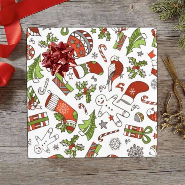 Christmas Wrapping Paper | Premium Holiday Gift Wrap | Ginger Partridge 58″ x 23″ (1–5 Rolls) Wrapping Paper Christmas Gift Wrap 4