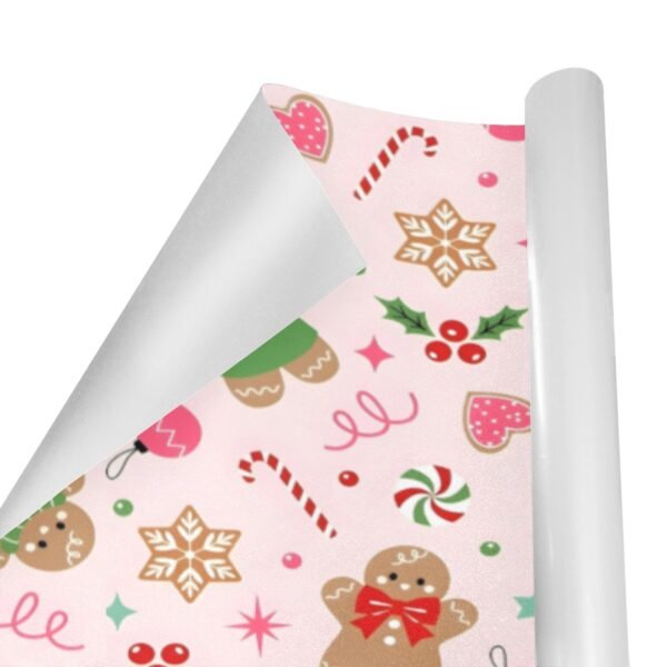 Christmas Wrapping Paper | Premium Holiday Gift Wrap | Ginger Canes 58″ x 23″ (1–5 Rolls) Wrapping Paper Christmas Gift Wrap 5