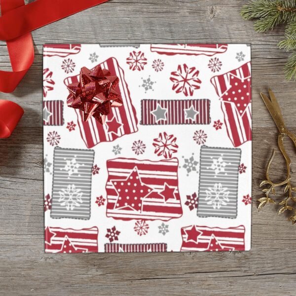 Christmas Wrapping Paper | Premium Holiday Gift Wrap | Patriotic 58″ x 23″ (1–5 Rolls) Wrapping Paper Christmas Gift Wrap