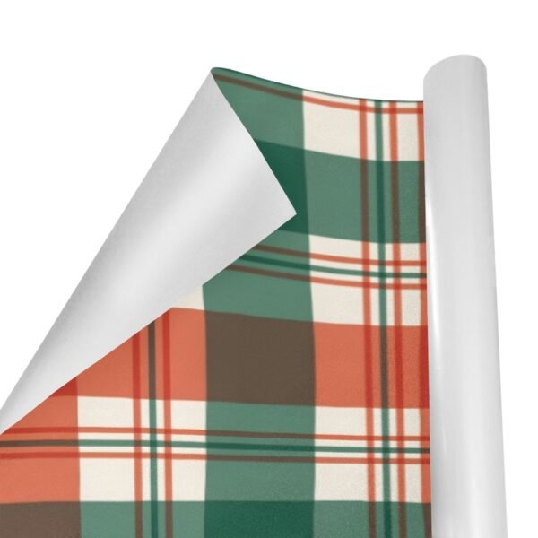 Christmas Wrapping Paper | Premium Holiday Gift Wrap | Santa Plaid 58″ x 23″ (1–5 Rolls) Wrapping Paper Christmas Gift Wrap 2
