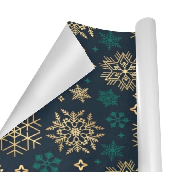 Christmas Wrapping Paper | Premium Holiday Gift Wrap | Green Gold 58″ x 23″ (1–5 Rolls) Wrapping Paper Christmas Gift Wrap 2