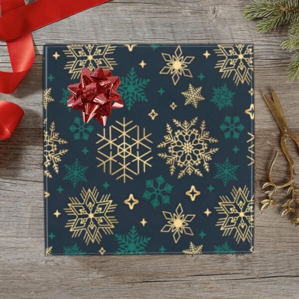 Christmas Wrapping Paper | Premium Holiday Gift Wrap | Green Gold 58″ x 23″ (1–5 Rolls) Wrapping Paper Christmas Gift Wrap