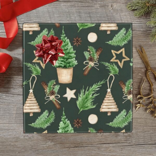 Christmas Wrapping Paper | Premium Holiday Gift Wrap | Cinnamon 58″ x 23″ (1–5 Rolls) Wrapping Paper Christmas Gift Wrap