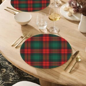 Christmas Placemats | Tradition | Holiday Dinner Table Decor | 4 Pack Christmas Placemats christmas dining decor