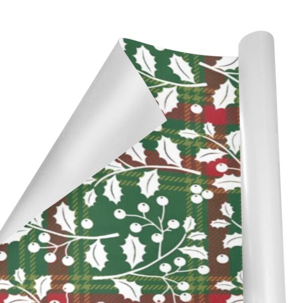 Christmas Wrapping Paper | Premium Holiday Gift Wrap | Buffalo Holly 58″ x 23″ (1–5 Rolls) Wrapping Paper Christmas Gift Wrap 2