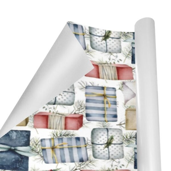Christmas Wrapping Paper | Premium Holiday Gift Wrap | Antique Gifts 58″ x 23″ (1–5 Rolls) Wrapping Paper Christmas Gift Wrap 2