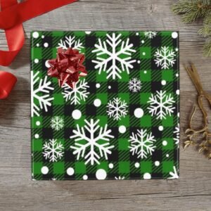 Christmas Wrapping Paper | Premium Holiday Gift Wrap | Green Buffalo 58″ x 23″ (1–5 Rolls) Wrapping Paper Christmas Gift Wrap Christmas Wrapping Paper | Premium Holiday Gift Wrap | Green Buffalo 58″ x 23″ (1–5 Rolls) Wrapping Paper Christmas Gift Wrap