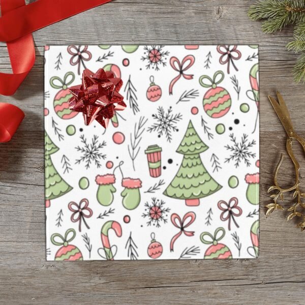 Christmas Wrapping Paper | Premium Holiday Gift Wrap | Latte Forest 58″ x 23″ (1–5 Rolls) Wrapping Paper Christmas Gift Wrap 18