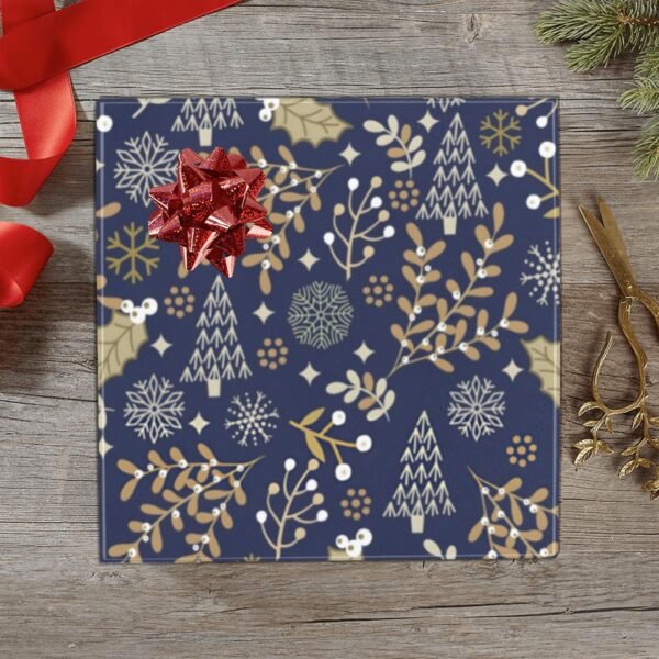 Christmas Wrapping Paper | Premium Holiday Gift Wrap | Gold Leaf 58″ x 23″ (1–5 Rolls) Wrapping Paper Christmas Gift Wrap