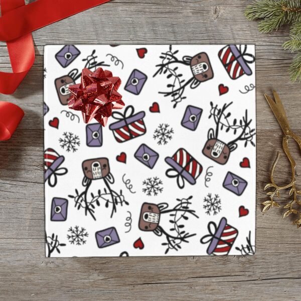Christmas Wrapping Paper | Premium Holiday Gift Wrap | Letters 58″ x 23″ (1–5 Rolls) Wrapping Paper Christmas Gift Wrap