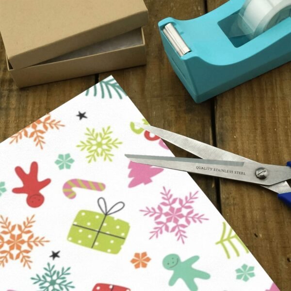 Christmas Wrapping Paper | Premium Holiday Gift Wrap | Holly Jolly 58″ x 23″ (1–5 Rolls) Wrapping Paper Christmas Gift Wrap 3