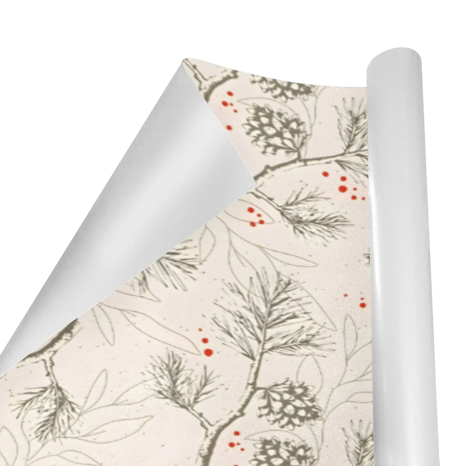Christmas Wrapping Paper | Premium Holiday Gift Wrap | Pine Berry 58″ x 23″ (1–5 Rolls) Wrapping Paper Christmas Gift Wrap 2