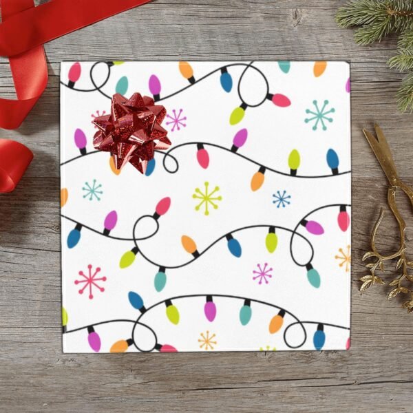 Christmas Wrapping Paper | Premium Holiday Gift Wrap | Lighted 58″ x 23″ (1–5 Rolls) Wrapping Paper Christmas Gift Wrap