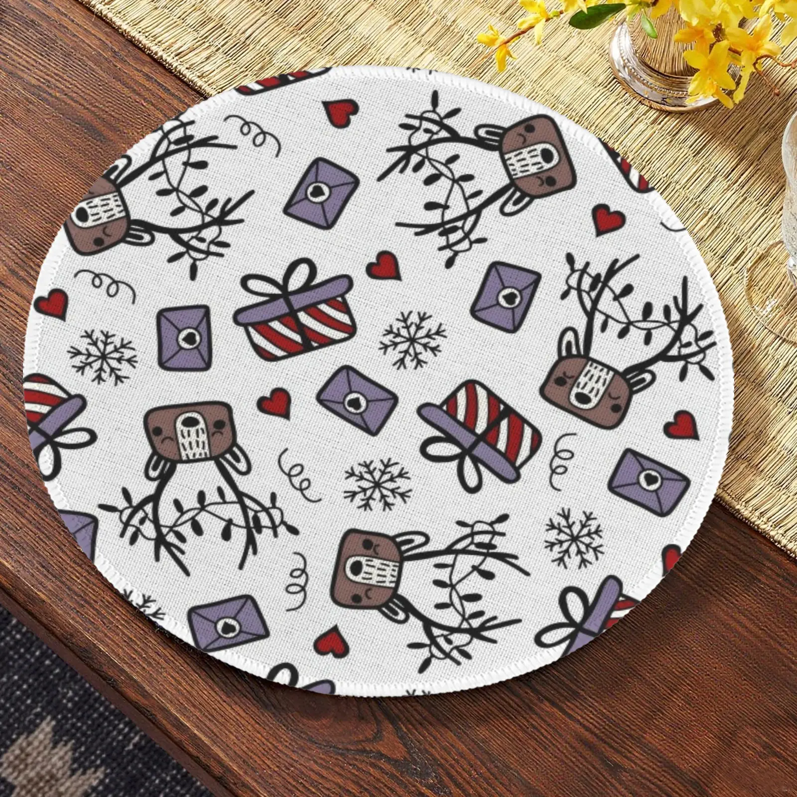 Christmas Placemats | Postage | Holiday Dinner Table Decor | 4 Pack Christmas Placemats christmas dining decor 3 Christmas Placemats | Postage | Holiday Dinner Table Decor | 4 Pack Christmas Placemats christmas dining decor 3