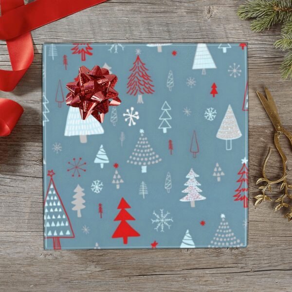 Christmas Wrapping Paper | Premium Holiday Gift Wrap | Slate Forest 58″ x 23″ (1–5 Rolls) Wrapping Paper Christmas Gift Wrap