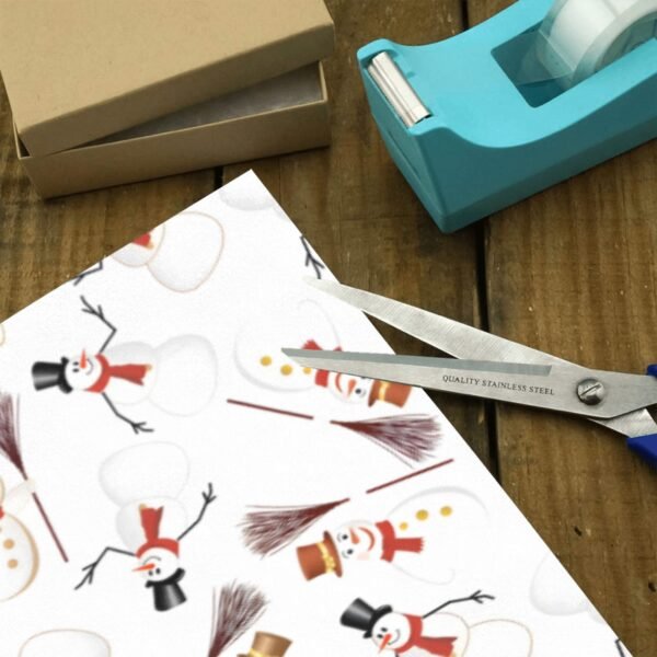 Christmas Wrapping Paper | Premium Holiday Gift Wrap | Frosty 58″ x 23″ (1–5 Rolls) Wrapping Paper Christmas Gift Wrap 3