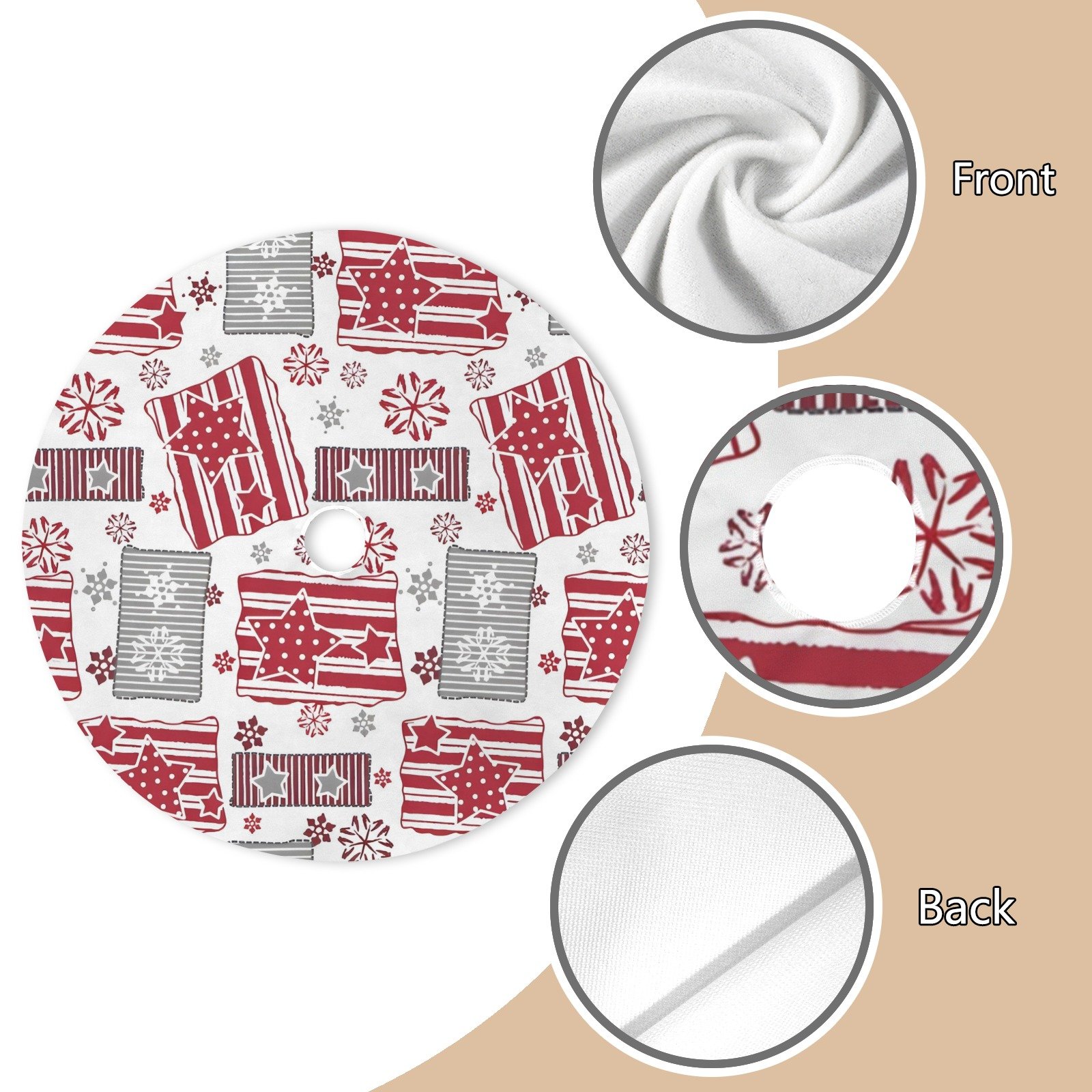 Holiday Christmas Tree Skirt | Star Gifts | Traditional Rustic Round 48×48 Inch Home Decor Christmas Tree Skirts christmas tree decor Holiday Christmas Tree Skirt | Star Gifts | Traditional Rustic Round 48×48 Inch Home Decor Christmas Tree Skirts christmas tree decor