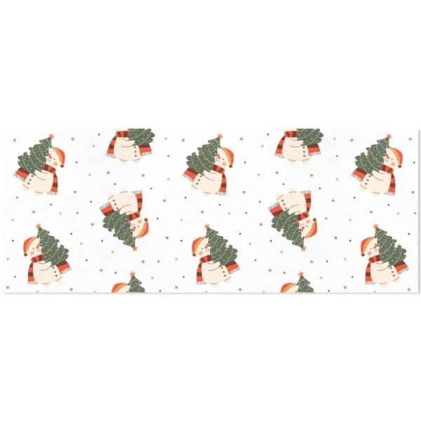 Christmas Wrapping Paper | Premium Holiday Gift Wrap | Frosty Scarf 58″ x 23″ (1–5 Rolls) Wrapping Paper Christmas Gift Wrap 5