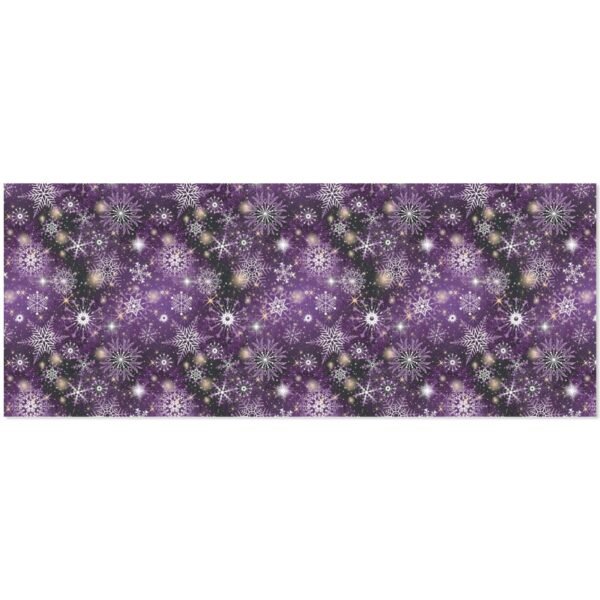 Christmas Wrapping Paper | Premium Holiday Gift Wrap | Purple Snow 58″ x 23″ (1–5 Rolls) Wrapping Paper Christmas Gift Wrap 4