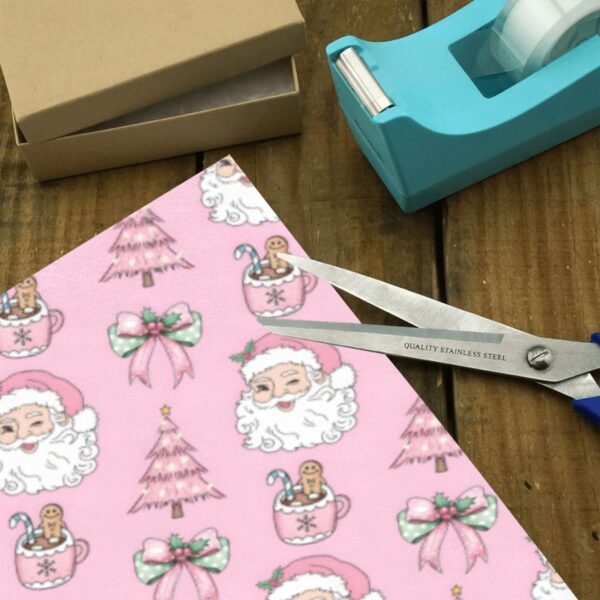 Christmas Wrapping Paper | Premium Holiday Gift Wrap | Pink Cocoa 58″ x 23″ (1–5 Rolls) Wrapping Paper Christmas Gift Wrap 7