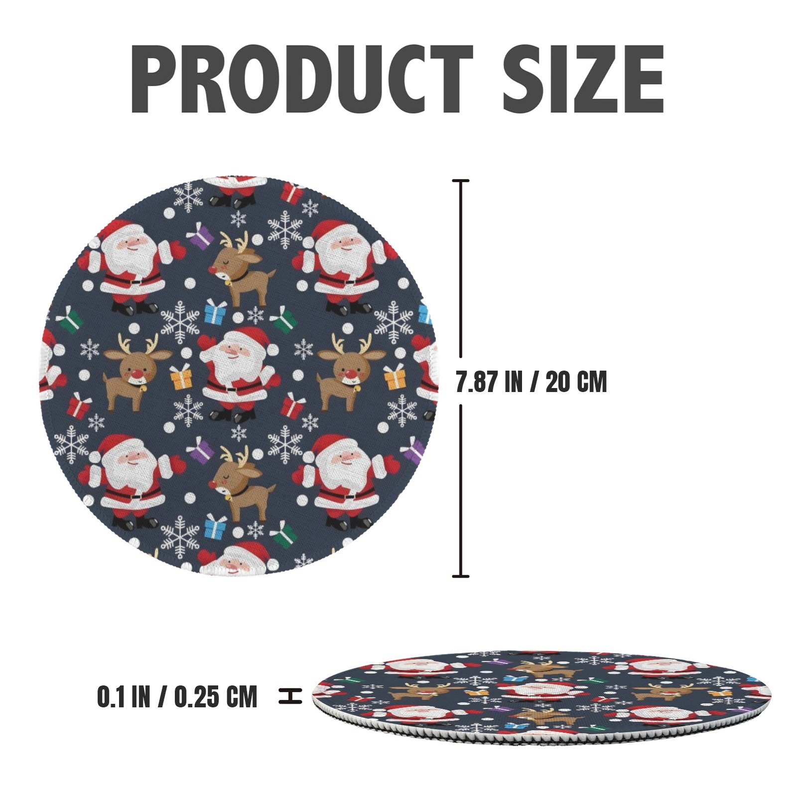 Christmas Placemats | Santa Deer | Holiday Dinner Table Decor | 4 Pack Christmas Placemats christmas dining decor 5 Christmas Placemats | Santa Deer | Holiday Dinner Table Decor | 4 Pack Christmas Placemats christmas dining decor 5