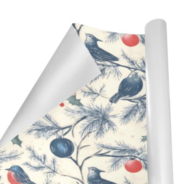 Christmas Wrapping Paper | Premium Holiday Gift Wrap | Snowbirds 58″ x 23″ (1–5 Rolls) Wrapping Paper Christmas Gift Wrap 2
