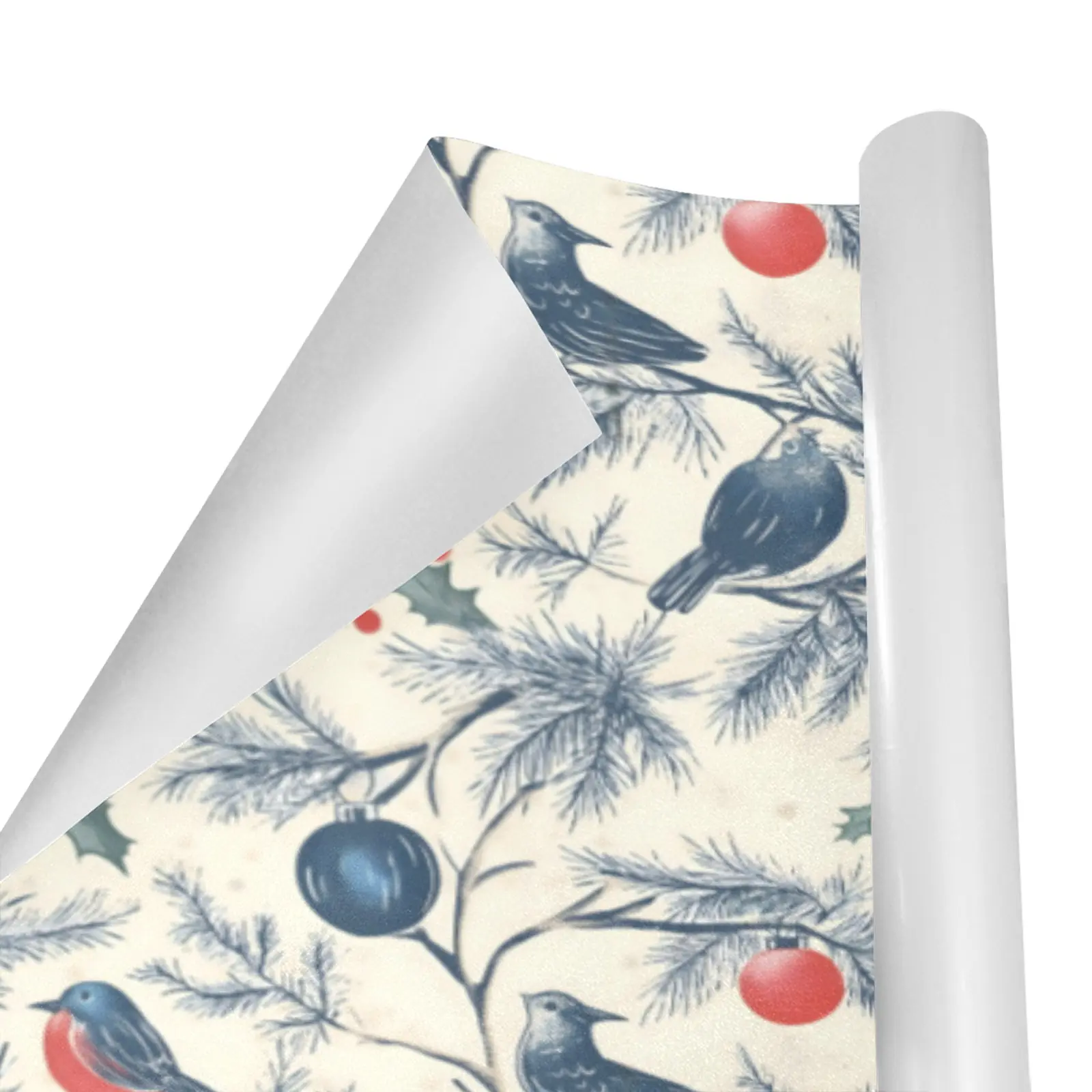 Christmas Wrapping Paper | Premium Holiday Gift Wrap | Snowbirds 58″ x 23″ (1–5 Rolls) Wrapping Paper Christmas Gift Wrap 2
