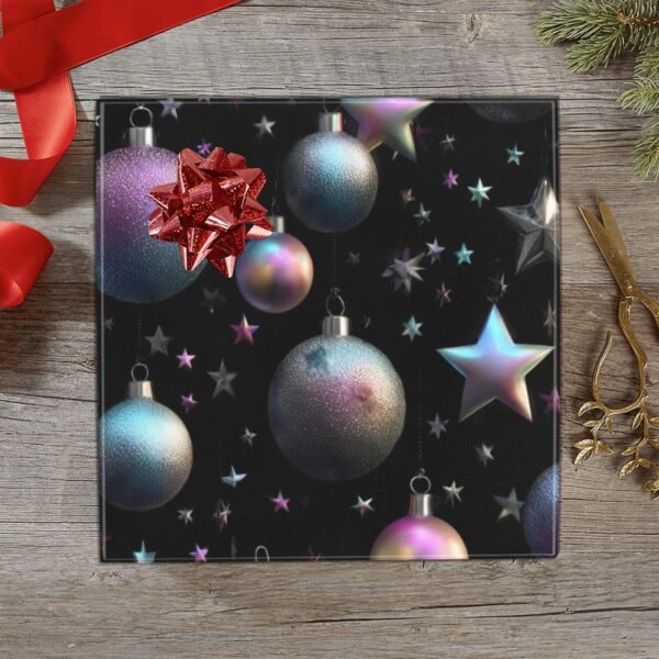 Christmas Wrapping Paper | Premium Holiday Gift Wrap | Ornament Galaxy 58″ x 23″ (1–5 Rolls) Wrapping Paper Christmas Gift Wrap