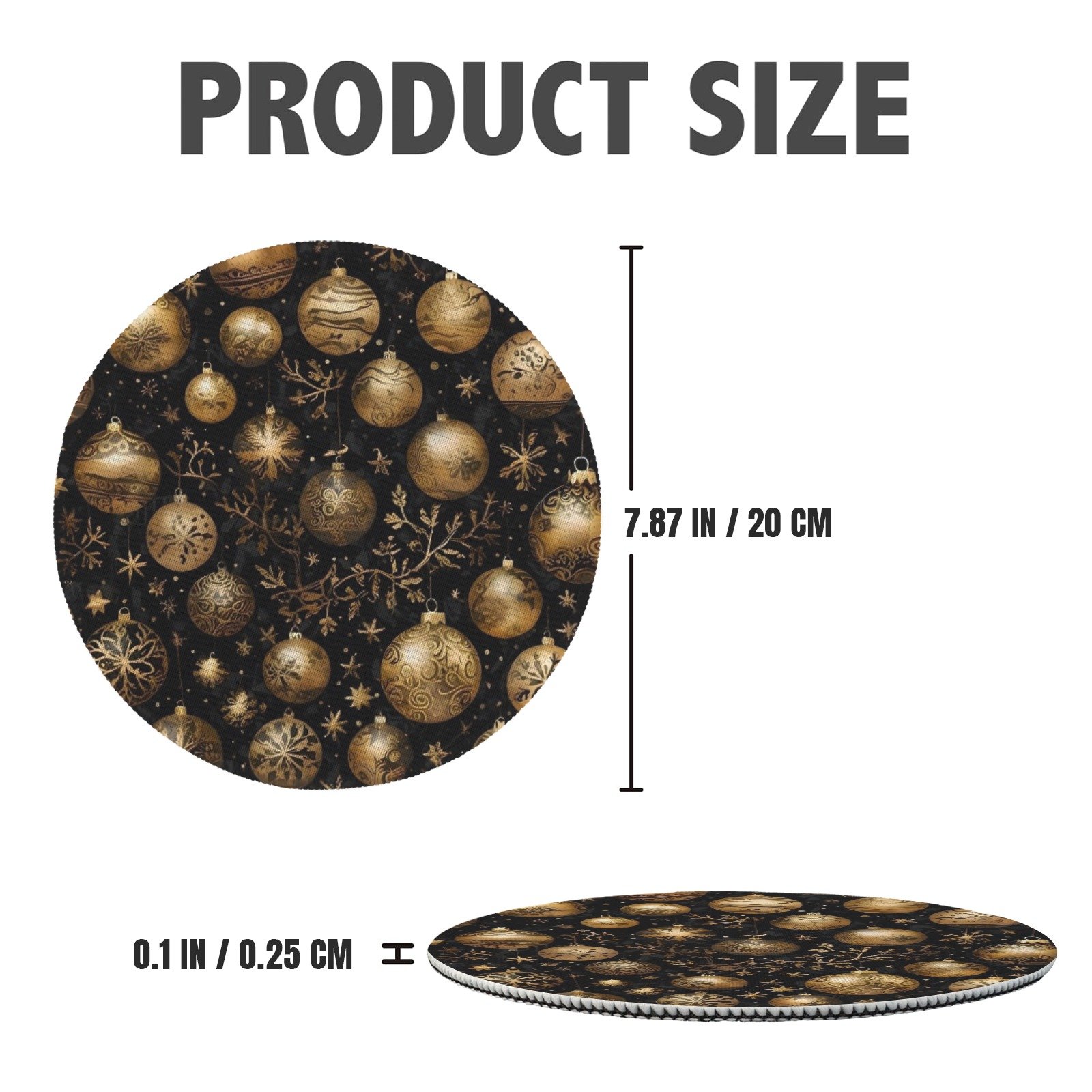 Christmas Placemats | Gold Ornaments | Holiday Dinner Table Decor | 4 Pack Christmas Placemats christmas dining decor 5 Christmas Placemats | Gold Ornaments | Holiday Dinner Table Decor | 4 Pack Christmas Placemats christmas dining decor 5