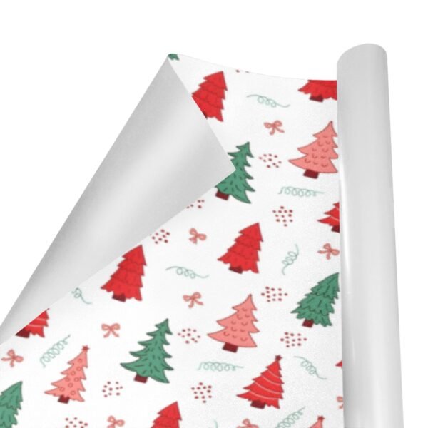 Christmas Wrapping Paper | Premium Holiday Gift Wrap | Trees Bows 58″ x 23″ (1–5 Rolls) Wrapping Paper Christmas Gift Wrap 2