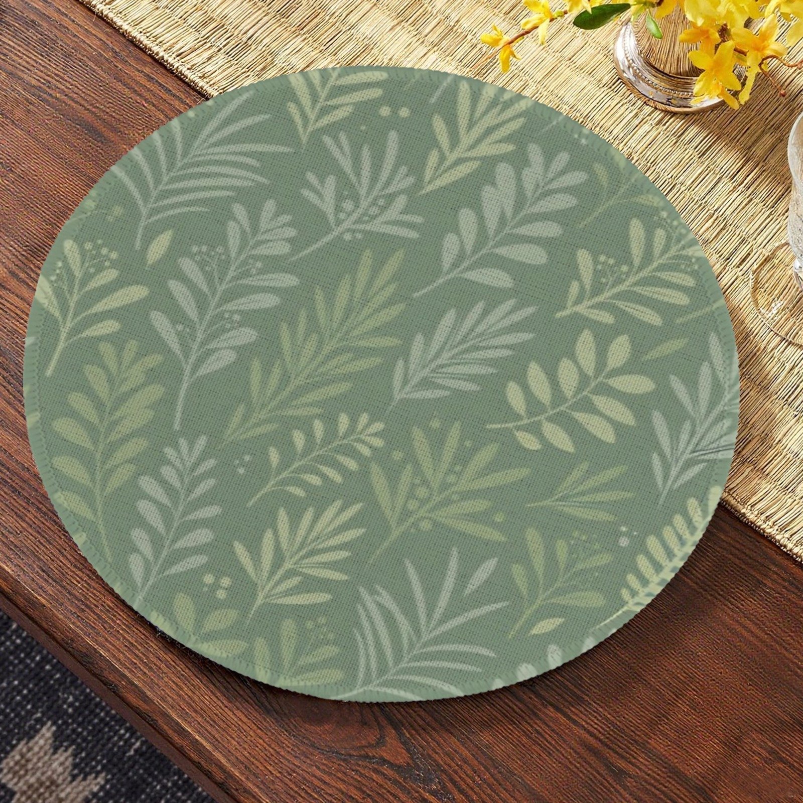 Christmas Placemats | Green Wheat | Holiday Dinner Table Decor | 4 Pack Christmas Placemats christmas dining decor 3 Christmas Placemats | Green Wheat | Holiday Dinner Table Decor | 4 Pack Christmas Placemats christmas dining decor 3