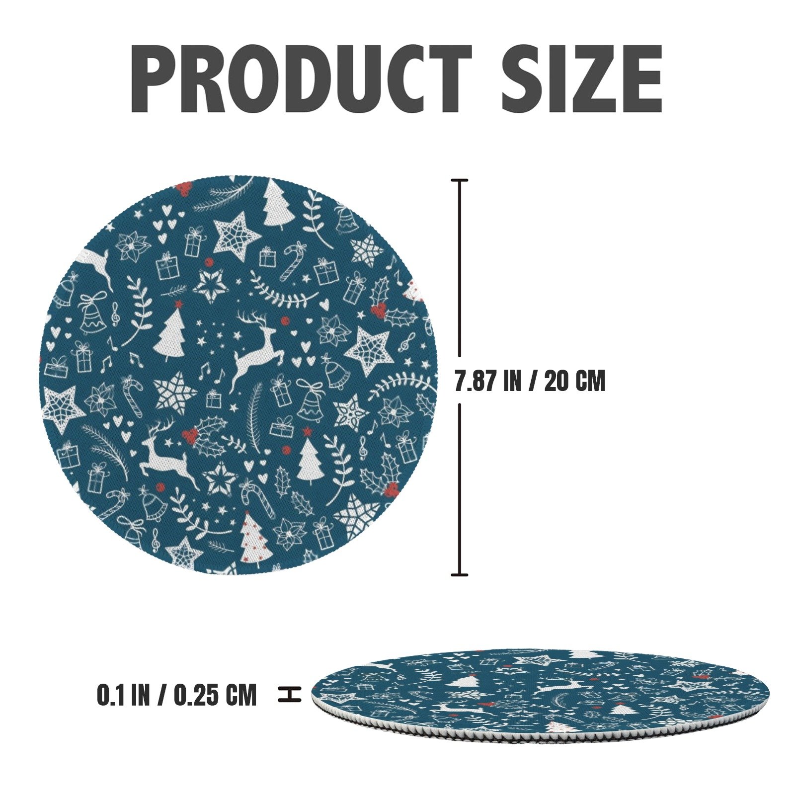 Christmas Placemats | Blue Deer | Holiday Dinner Table Decor | 4 Pack Christmas Placemats christmas dining decor 5 Christmas Placemats | Blue Deer | Holiday Dinner Table Decor | 4 Pack Christmas Placemats christmas dining decor 5