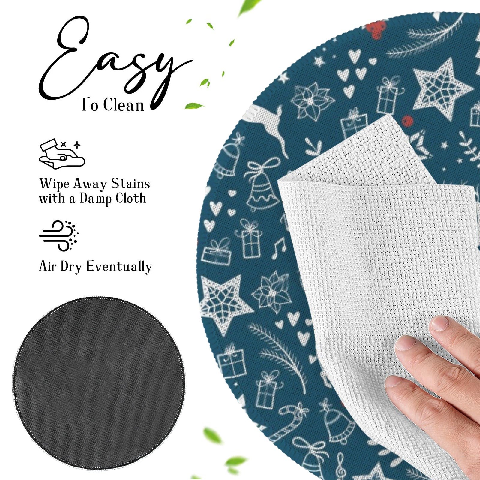 Christmas Placemats | Blue Deer | Holiday Dinner Table Decor | 4 Pack Christmas Placemats christmas dining decor 2 Christmas Placemats | Blue Deer | Holiday Dinner Table Decor | 4 Pack Christmas Placemats christmas dining decor 2