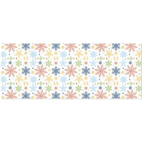 Christmas Wrapping Paper | Premium Holiday Gift Wrap | Rainbow Flakes 58″ x 23″ (1–5 Rolls) Wrapping Paper Christmas Gift Wrap 5