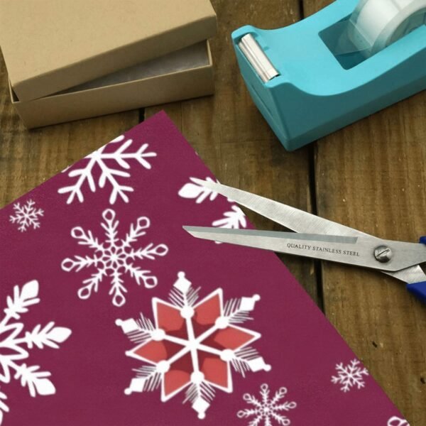Christmas Wrapping Paper | Premium Holiday Gift Wrap | Wine Flakes 58″ x 23″ (1–5 Rolls) Wrapping Paper Christmas Gift Wrap 4