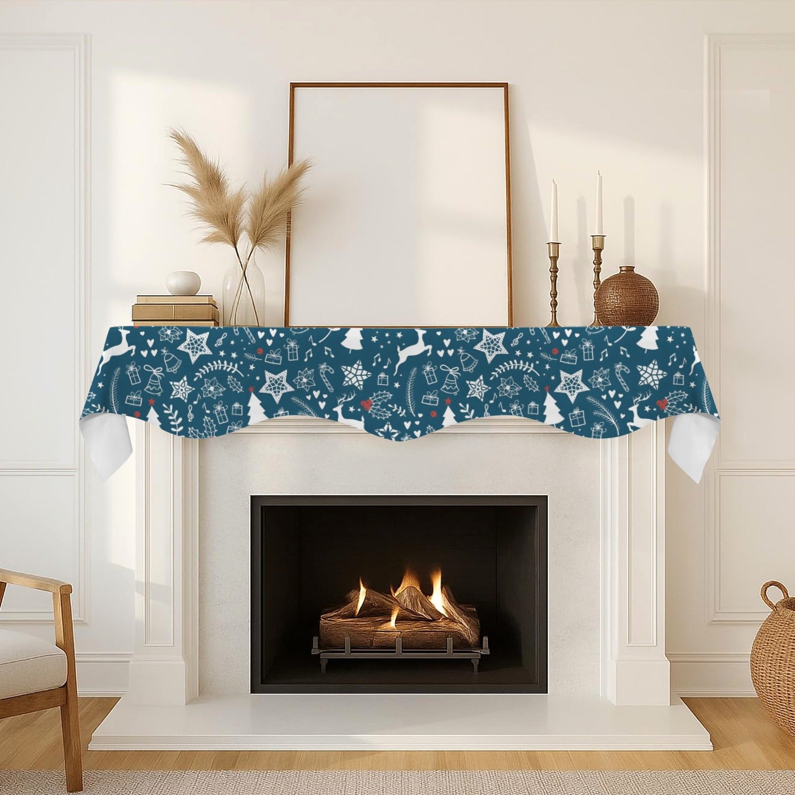 Christmas Holiday Fireplace Mantel Scarf | Jumper | Mantle Runner Christmas Fireplace Mantel Scarf Christmas Fireplace Decoration 4 Christmas Holiday Fireplace Mantel Scarf | Jumper | Mantle Runner Christmas Fireplace Mantel Scarf Christmas Fireplace Decoration 4