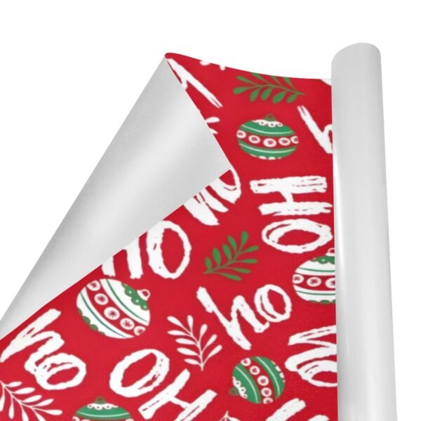 Christmas Wrapping Paper | Premium Holiday Gift Wrap | Red Hohoho 58″ x 23″ (1–5 Rolls) Wrapping Paper Christmas Gift Wrap 8