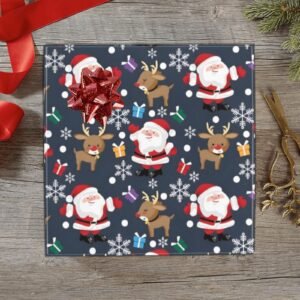 Christmas Wrapping Paper | Premium Holiday Gift Wrap | Red Nose 58″ x 23″ (1–5 Rolls) Wrapping Paper Christmas Gift Wrap