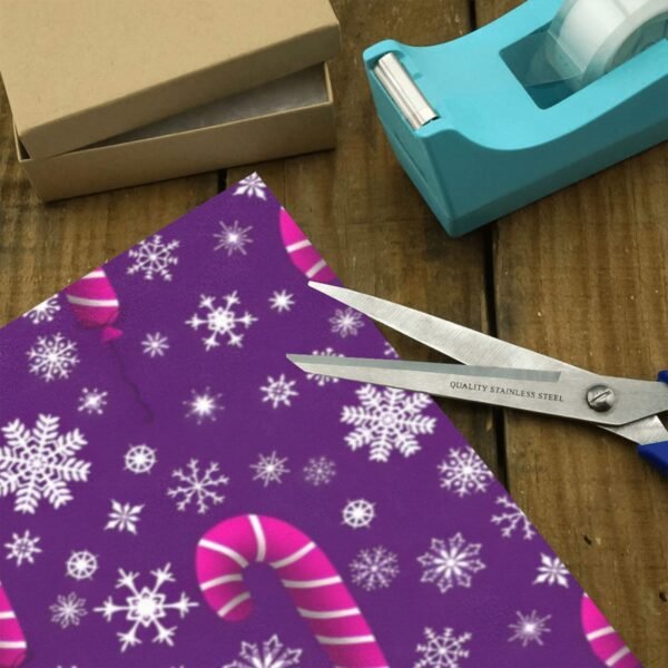 Christmas Wrapping Paper | Premium Holiday Gift Wrap | Balloon Canes 58″ x 23″ (1–5 Rolls) Wrapping Paper Christmas Gift Wrap 3