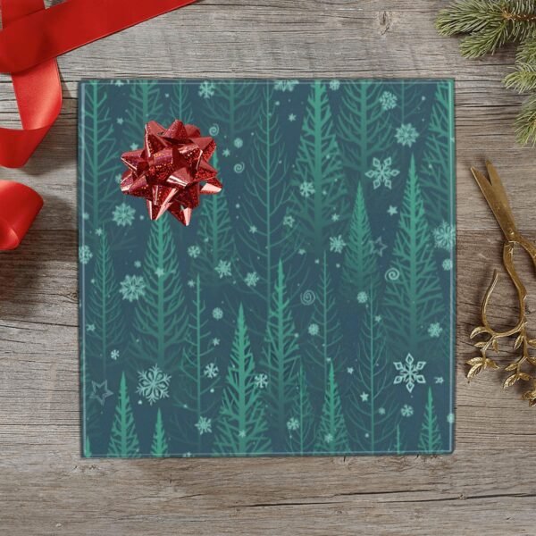 Christmas Wrapping Paper | Premium Holiday Gift Wrap | Blue Forest 58″ x 23″ (1–5 Rolls) Wrapping Paper Christmas Gift Wrap
