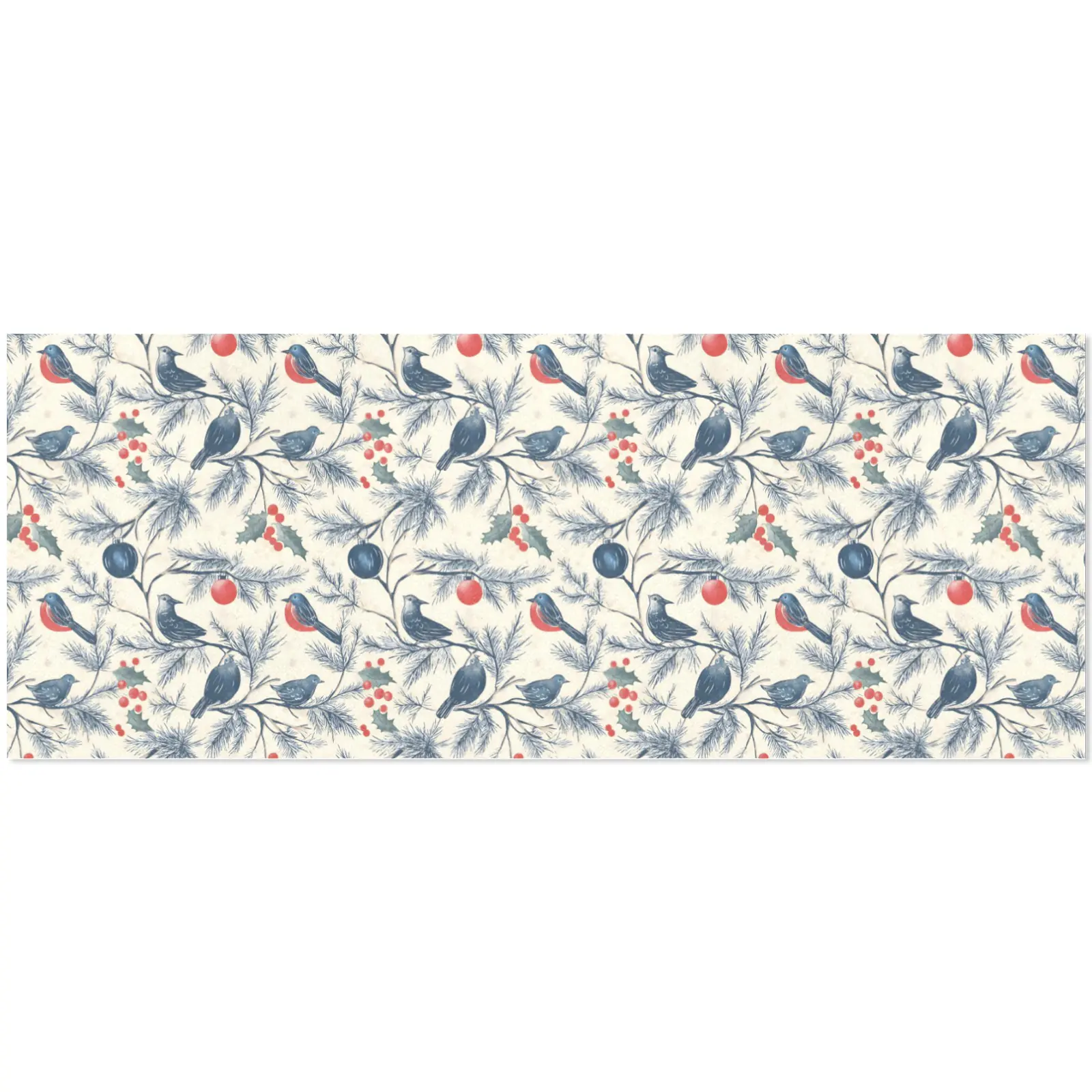 Christmas Wrapping Paper | Premium Holiday Gift Wrap | Snowbirds 58″ x 23″ (1–5 Rolls) Wrapping Paper Christmas Gift Wrap 4